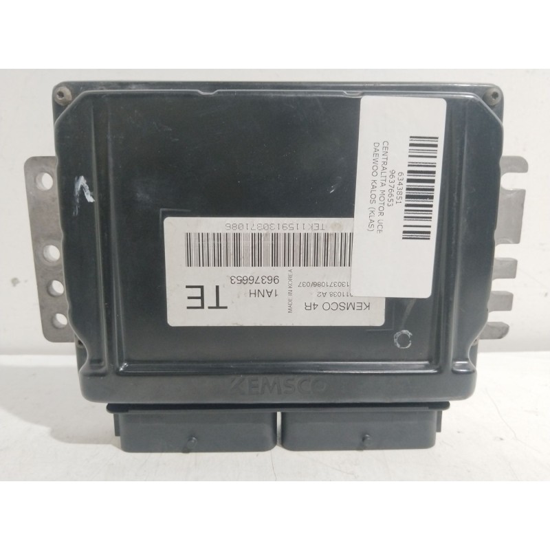 Recambio de centralita motor uce para daewoo kalos (klas) 1.2 referencia OEM IAM 96376653  