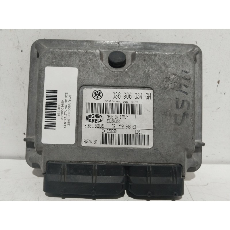 Recambio de centralita motor uce para seat cordoba (6l2) 2.0 referencia OEM IAM 036906034GM  