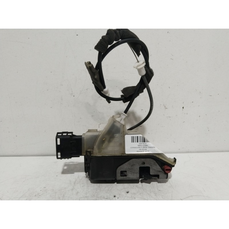 Recambio de cerradura puerta trasera derecha para peugeot 5008 active referencia OEM IAM 9800623980  1236437