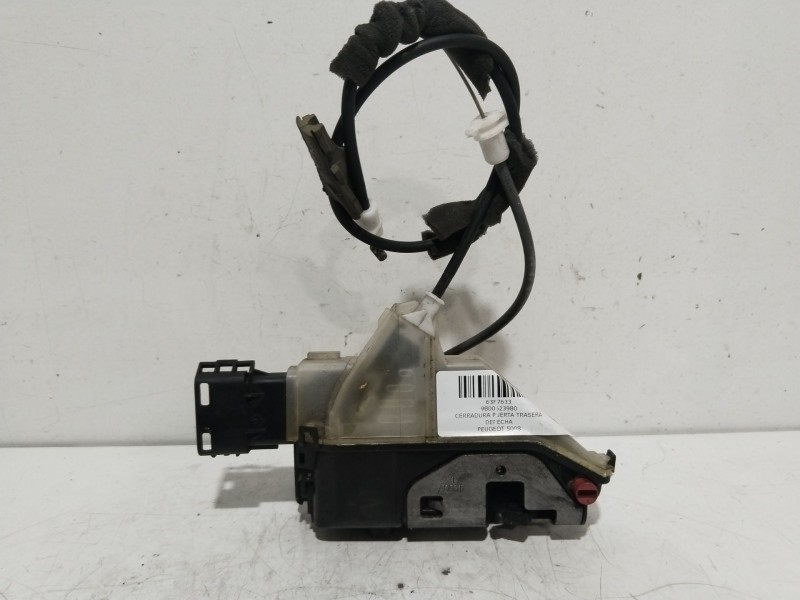 Recambio de cerradura puerta trasera derecha para peugeot 5008 active referencia OEM IAM 9800623980  1236437