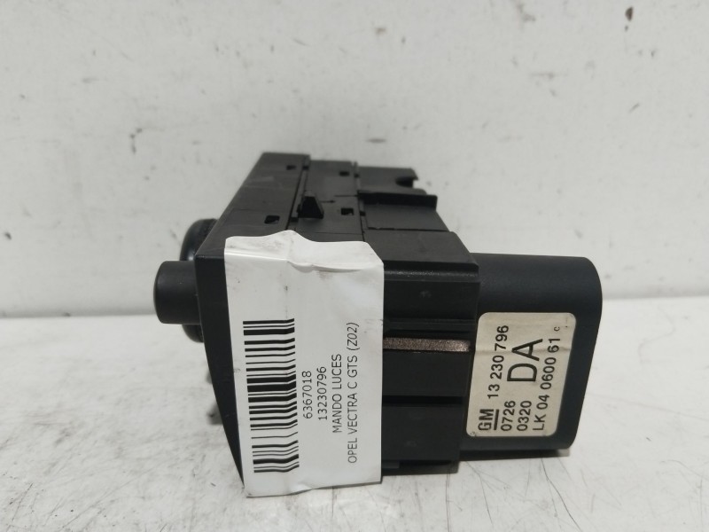 Recambio de mando luces para opel vectra c gts (z02) 1.9 cdti (f68) referencia OEM IAM 13230796   Recambio de mando luces para opel vectra c gts (z02) 1.9 cdti (f68) referencia OEM IAM 13230796
