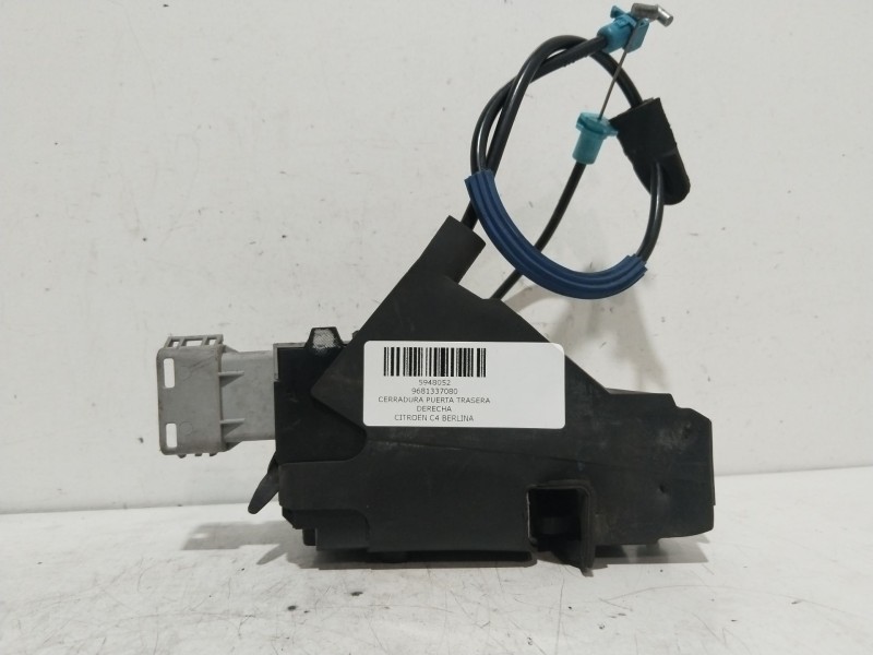 Recambio de cerradura puerta trasera derecha para citroën c4 berlina lx referencia OEM IAM 9681337080  
