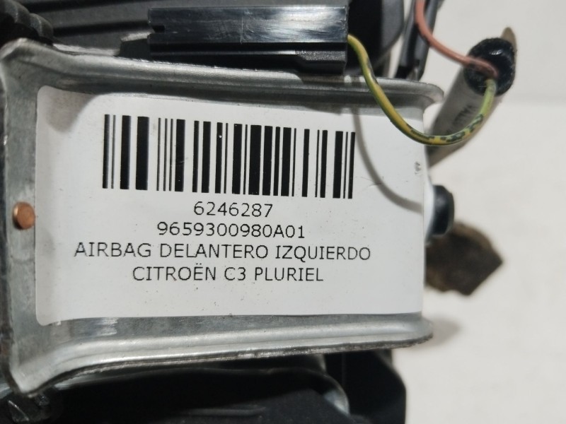 Recambio de airbag delantero izquierdo para citroën c3 pluriel 1.4 hdi cool referencia OEM IAM 9659300980A01  