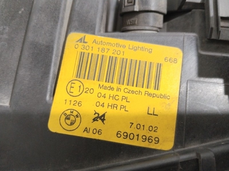 Recambio de faro izquierdo para bmw 3 compact (e46) 320 td referencia OEM IAM 0301187201  E1201126