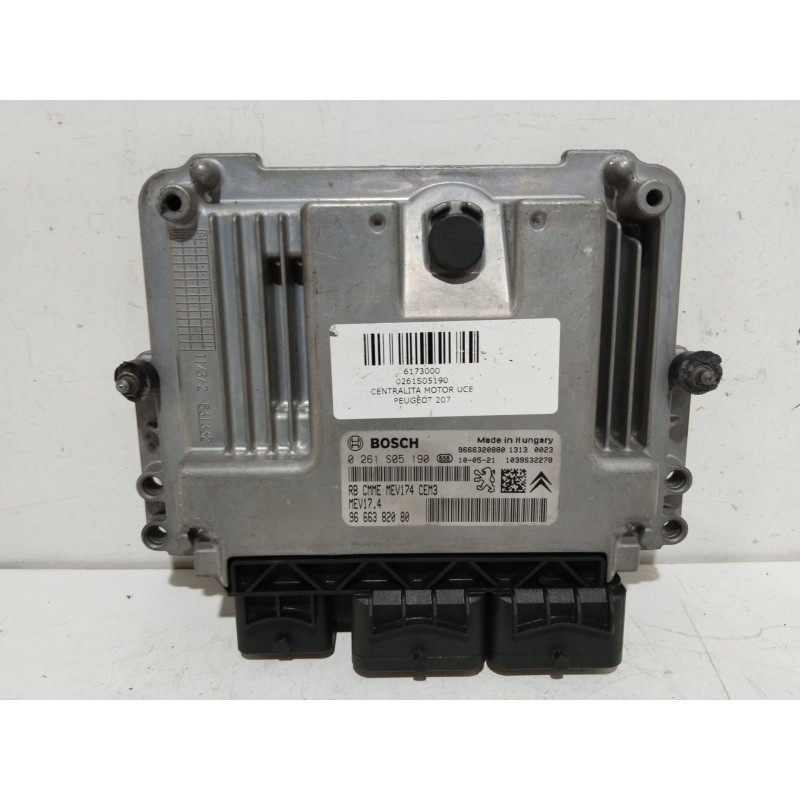 Recambio de centralita motor uce para peugeot 207 x-line referencia OEM IAM 0261S05190  