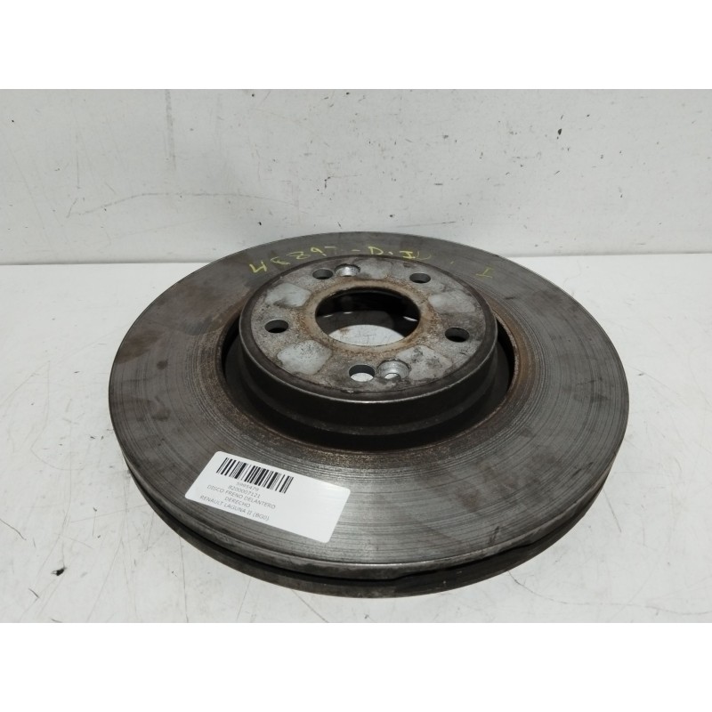 Recambio de disco freno delantero derecho para renault laguna ii (bg0) authentique referencia OEM IAM 8200007121  