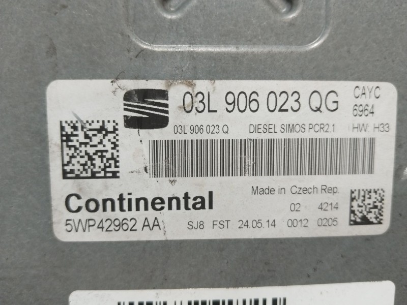 Recambio de centralita motor uce para seat toledo (kg3) reference referencia OEM IAM 5WP42962  