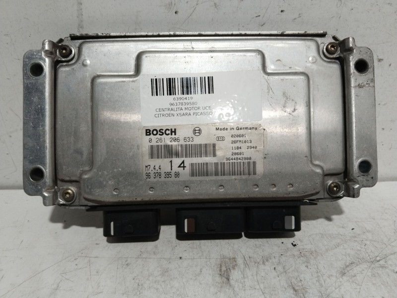 Recambio de centralita motor uce para citroën xsara picasso básico referencia OEM IAM 9637839580  