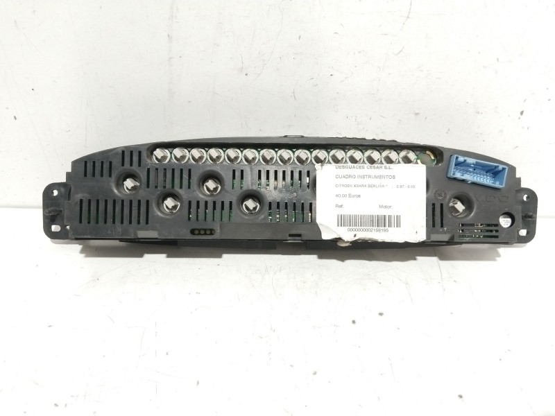 Recambio de cuadro instrumentos para citroën xsara picasso 1.6 hdi 90 exclusive referencia OEM IAM 9661734780  