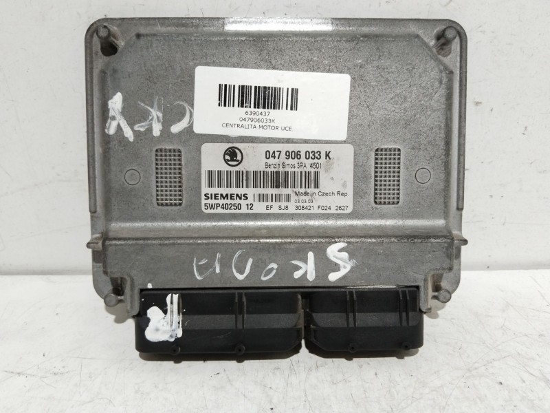 Recambio de centralita motor uce para skoda fabia i (6y2) 1.4 referencia OEM IAM 047906033K  