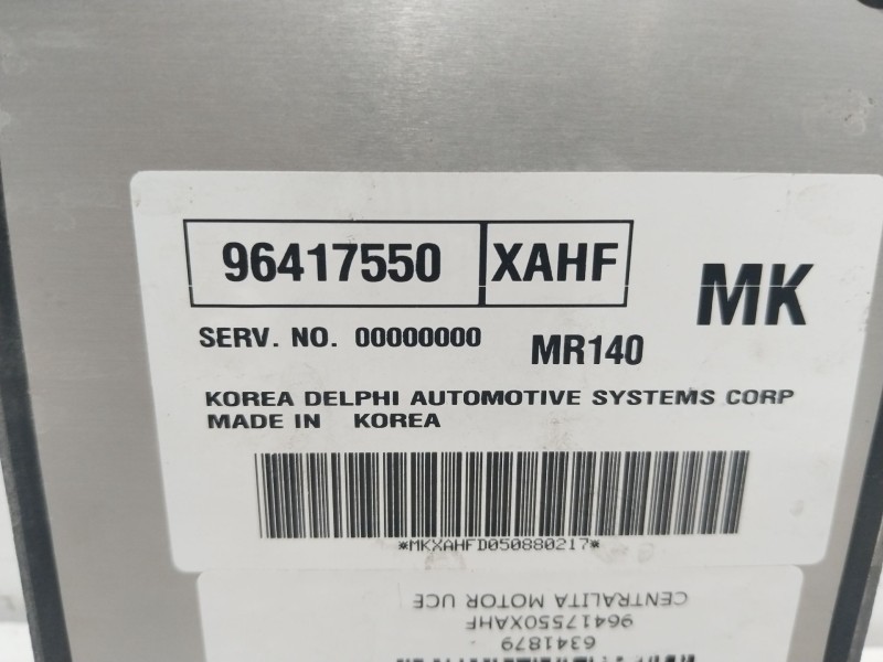 Recambio de centralita motor uce para chevrolet aveo / kalos hatchback (t200) 1.4 referencia OEM IAM 96417550XAHF  