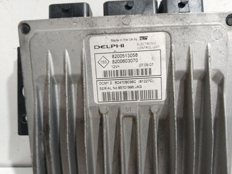 Recambio de centralita motor uce para dacia logan mcv (ks_) 1.5 dci (ks0k) referencia OEM IAM 8200513058  6288914