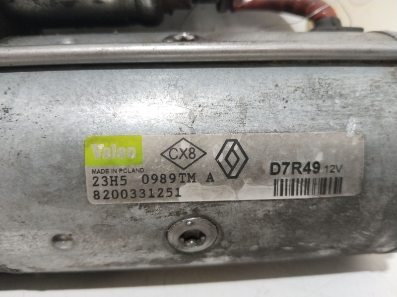 Recambio de motor arranque para renault laguna ii (bg0) authentique referencia OEM IAM 8200331251  