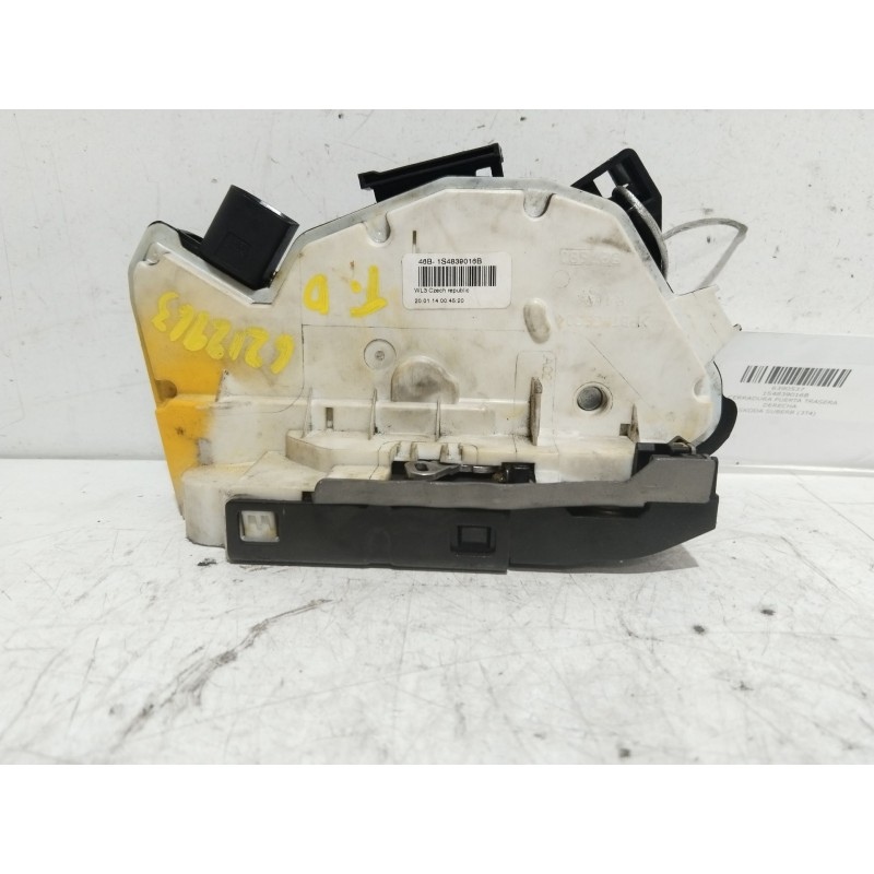 Recambio de cerradura puerta trasera derecha para skoda suberb (3t4) ambition referencia OEM IAM 1S4839016B  610064