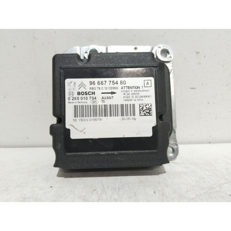 Recambio de centralita airbag para peugeot 3008 i monospace (0u_) 2.0 hdi referencia OEM IAM 0285010704 9666775480 