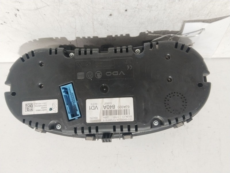 Recambio de cuadro instrumentos para seat toledo iv (kg3) 1.6 tdi referencia OEM IAM 6JA920840A  