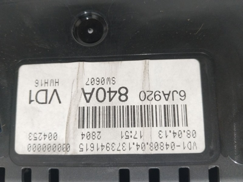 Recambio de cuadro instrumentos para seat toledo iv (kg3) 1.6 tdi referencia OEM IAM 6JA920840A  