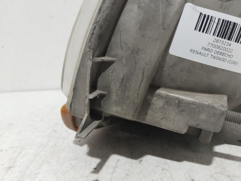 Recambio de faro derecho para renault twingo (co6) 1.2 (c066/67/68) referencia OEM IAM 7700820022  35460999