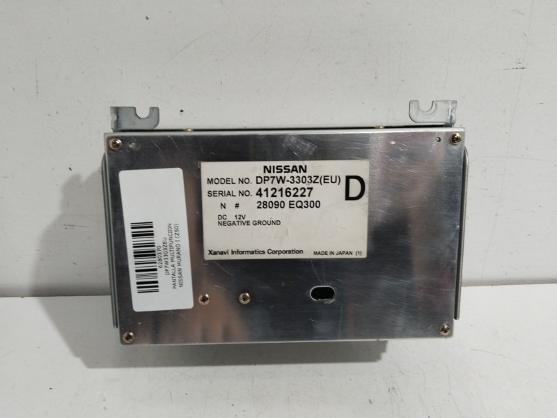 Recambio de pantalla multifuncion para nissan murano i (z50) 3.5 4x4 referencia OEM IAM DP7W3303ZEU  