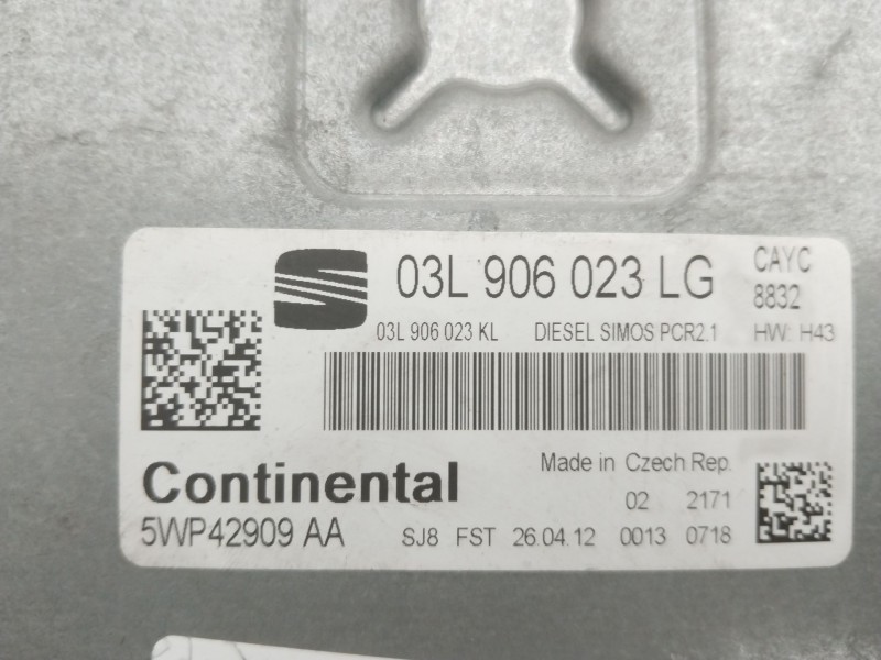 Recambio de centralita motor uce para seat altea xl (5p5) reference ecomotive referencia OEM IAM 5WP42909AA  