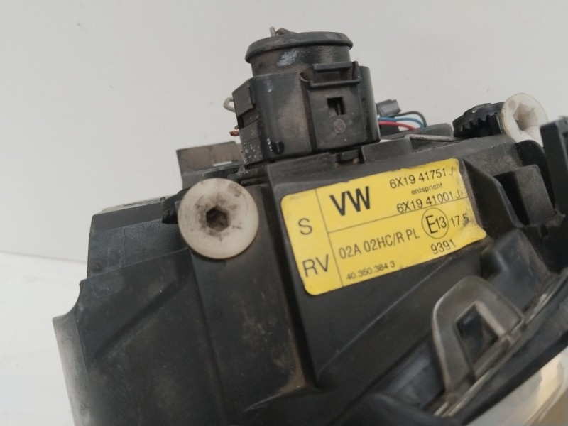 Recambio de faro izquierdo para volkswagen lupo (6x1/6e1) advance referencia OEM IAM 6X1941001J  