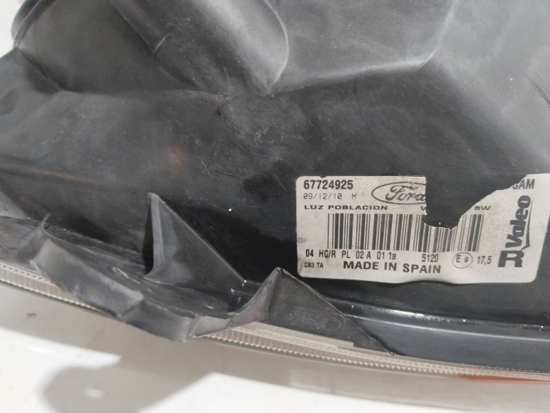 Recambio de faro derecho para ford ka (ccq) 2 collection referencia OEM IAM 67724925  