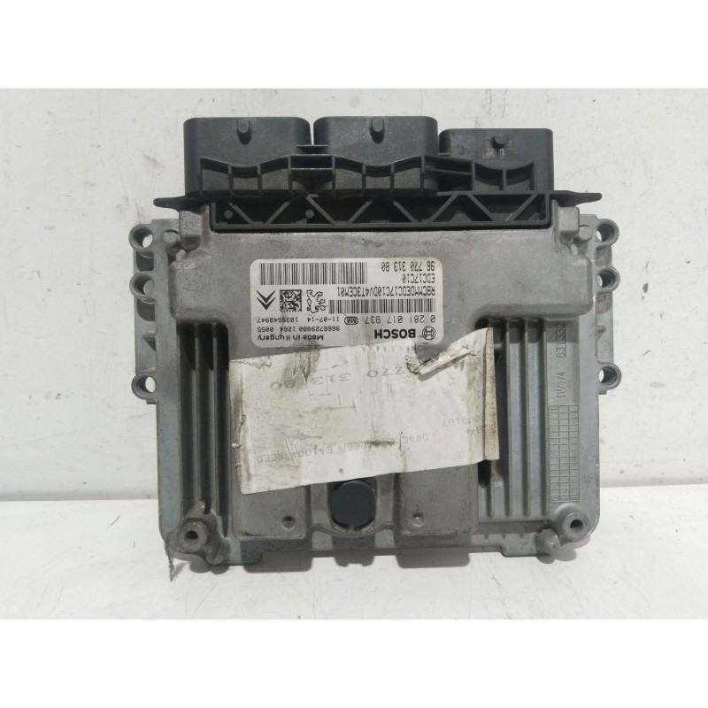 Recambio de centralita motor uce para peugeot 206+ básico referencia OEM IAM 0281017937  