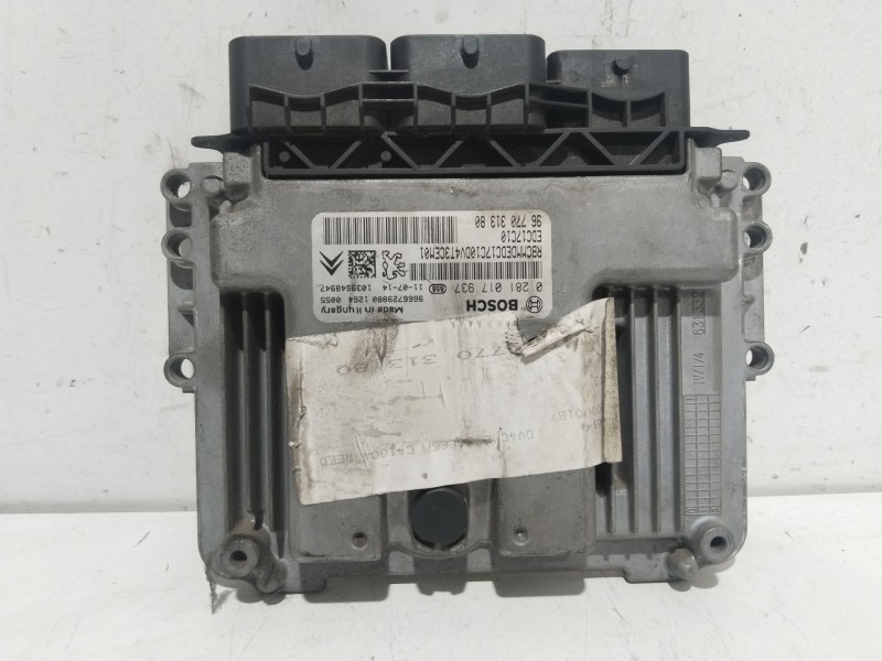 Recambio de centralita motor uce para peugeot 206+ básico referencia OEM IAM 0281017937  