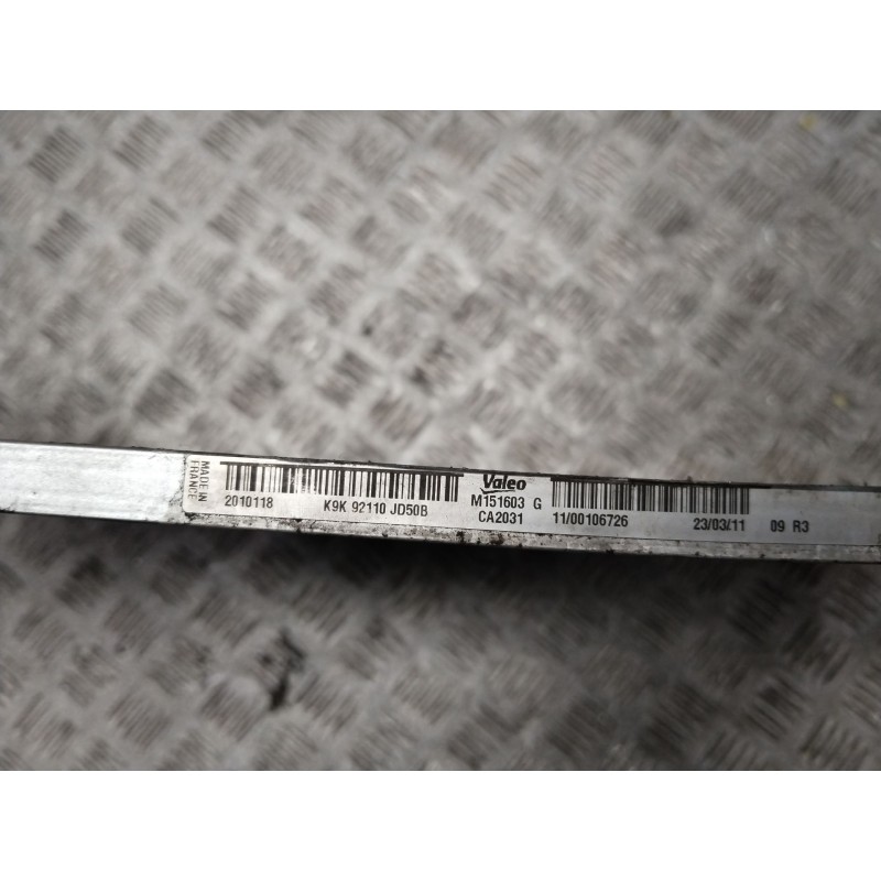 Recambio de condensador / radiador aire acondicionado para nissan qashqai / qashqai +2 i (j10, nj10, jj10e) 2.0 dci referencia O