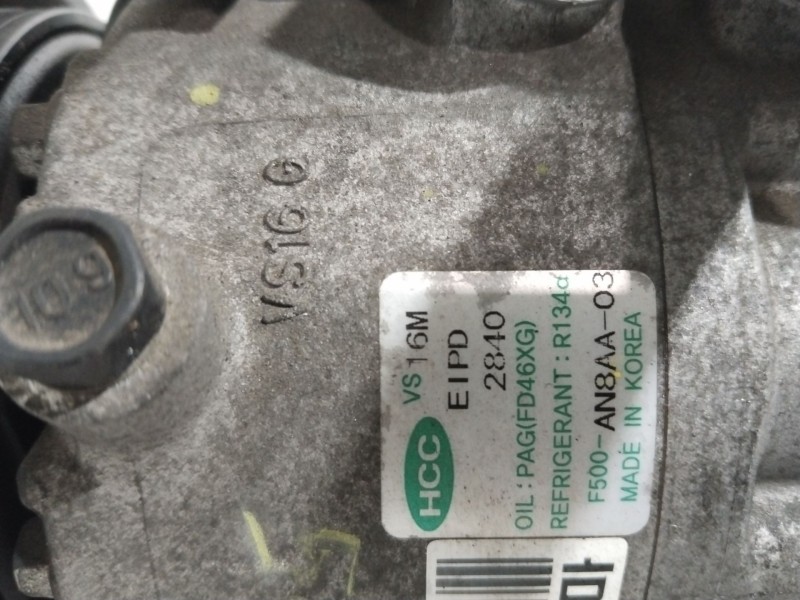 Recambio de compresor aire acondicionado para hyundai i30 (fd) 1.4 referencia OEM IAM f500an8aa03   Recambio de compresor aire acondicionado para hyundai i30 (fd) 1.4 referencia OEM IAM f500an8aa03