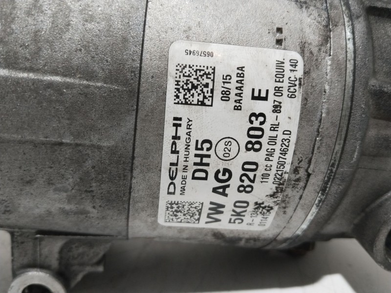 Recambio de compresor aire acondicionado para seat leon (1m1) 1.6 16 v referencia OEM IAM 1J0820803K  