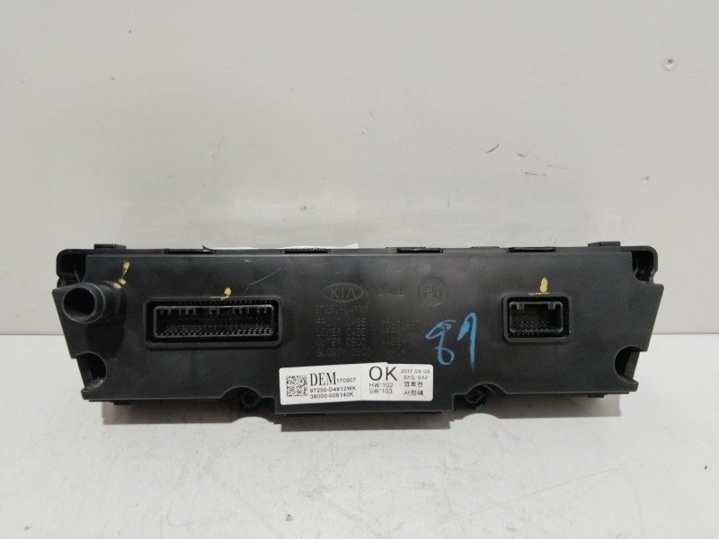 Recambio de mando calefaccion / aire acondicionado para kia optima concept referencia OEM IAM 97250D4812WK  
