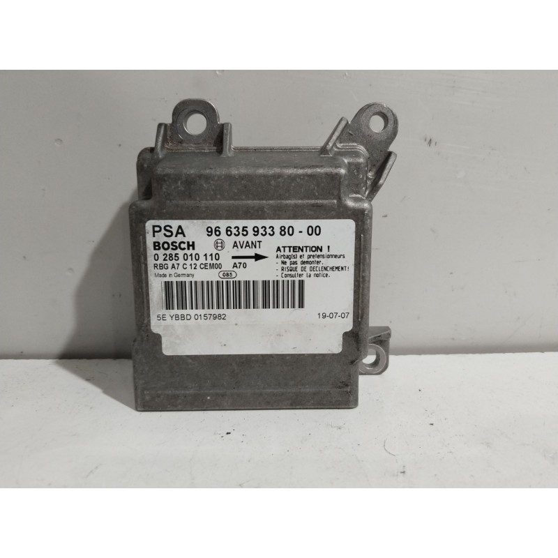 Recambio de centralita airbag para peugeot 207/207+ (wa_, wc_) 1.4 16v referencia OEM IAM 0285010110  