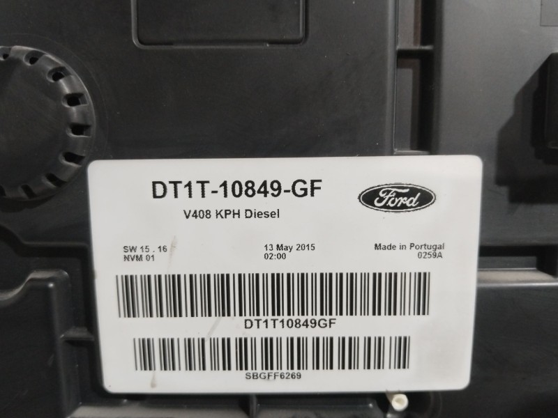 Recambio de cuadro instrumentos para ford transit connect monospace 1.6 tdci referencia OEM IAM DT1T10849GF  