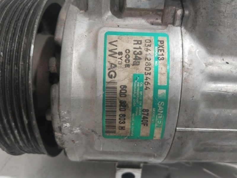 Recambio de compresor aire acondicionado para seat ibiza iii (6l1) 1.4 16v referencia OEM IAM 6Q0820803H   Recambio de compresor aire acondicionado para seat ibiza iii (6l1) 1.4 16v referencia OEM IAM 6Q0820803H