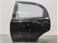 Recambio de puerta trasera izquierda para chevrolet lacetti (j200) 1.6 referencia OEM IAM 196547907  COLOR NEGRO