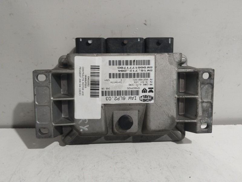Recambio de centralita motor uce para peugeot 206 sw (2e/k) 1.4 referencia OEM IAM IAW6LP203  