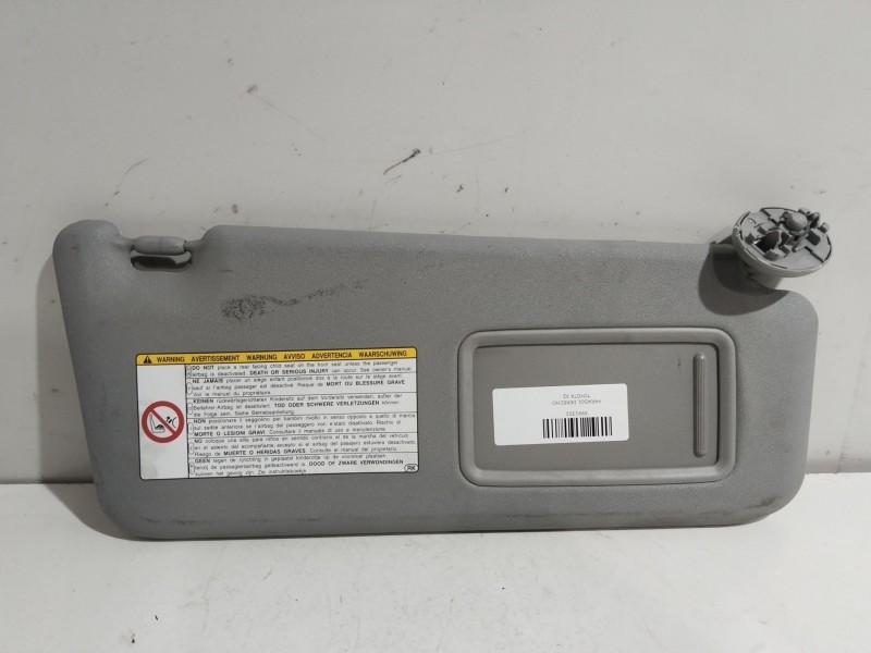 Recambio de parasol derecho para toyota iq 2 referencia OEM IAM   