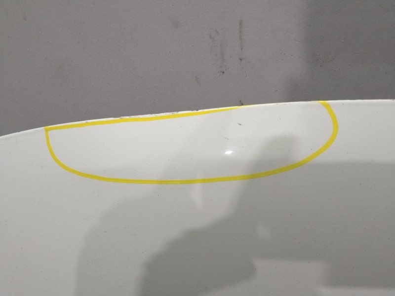 Recambio de capot para peugeot 207 xt referencia OEM IAM 9657067180  BLANCO