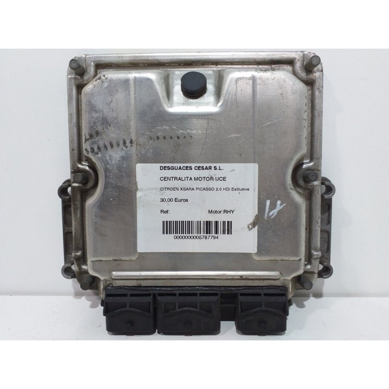 Recambio de centralita motor uce para citroën xsara picasso 2.0 hdi exclusive referencia OEM IAM 0281011084 9647693180 