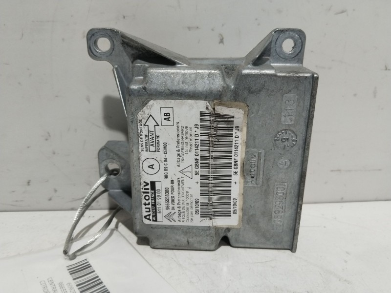 Recambio de centralita airbag para citroën berlingo 1.6 hdi 92 multispace referencia OEM IAM 9665558380  