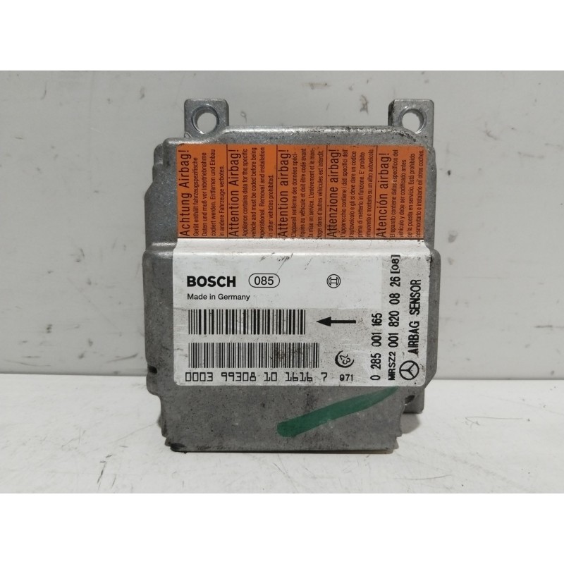 Recambio de centralita airbag para mercedes-benz clase slk (w170) roadster 230 compressor (170.447) referencia OEM IAM 285001165