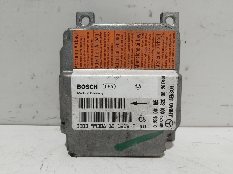 Recambio de centralita airbag para mercedes-benz clase slk (w170) roadster 230 compressor (170.447) referencia OEM IAM 285001165