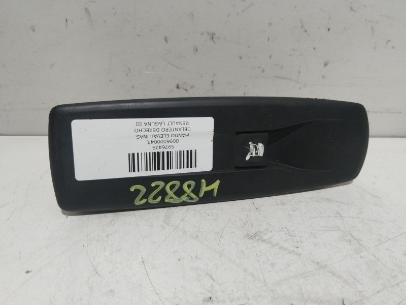 Recambio de mando elevalunas delantero derecho para renault laguna iii privilege referencia OEM IAM 809600004R  