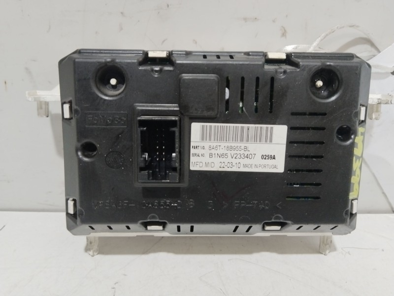 Recambio de pantalla multifuncion para ford fiesta (cb1) ghia referencia OEM IAM 8A6T18B955BL  