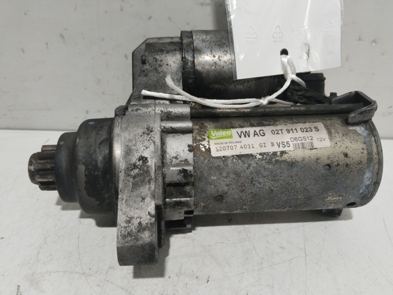 Recambio de motor arranque para skoda fabia ii (542) 1.6 referencia OEM IAM 02T911023S  
