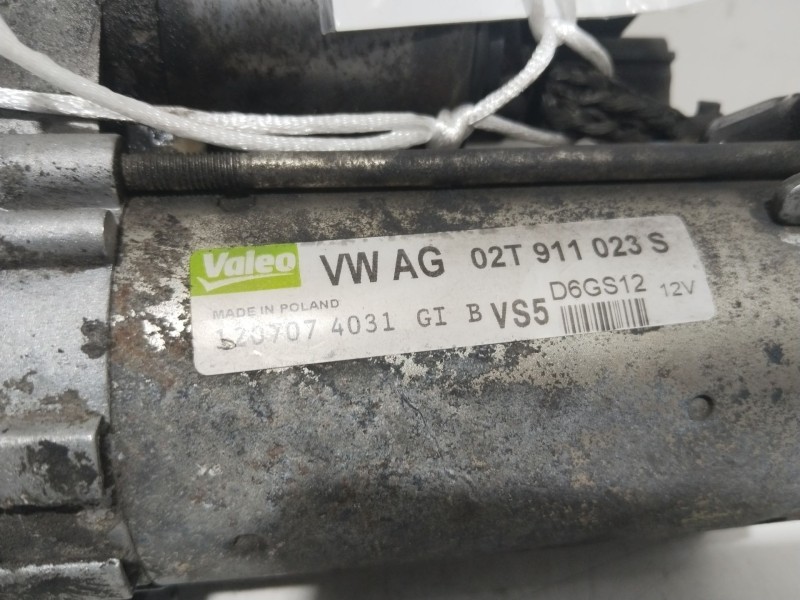 Recambio de motor arranque para skoda fabia ii (542) 1.6 referencia OEM IAM 02T911023S  
