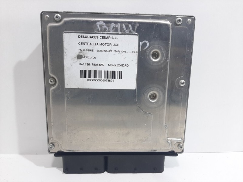 Recambio de centralita motor uce para bmw serie 1 berlina (e81/e87) 120d referencia OEM IAM 13617808125  