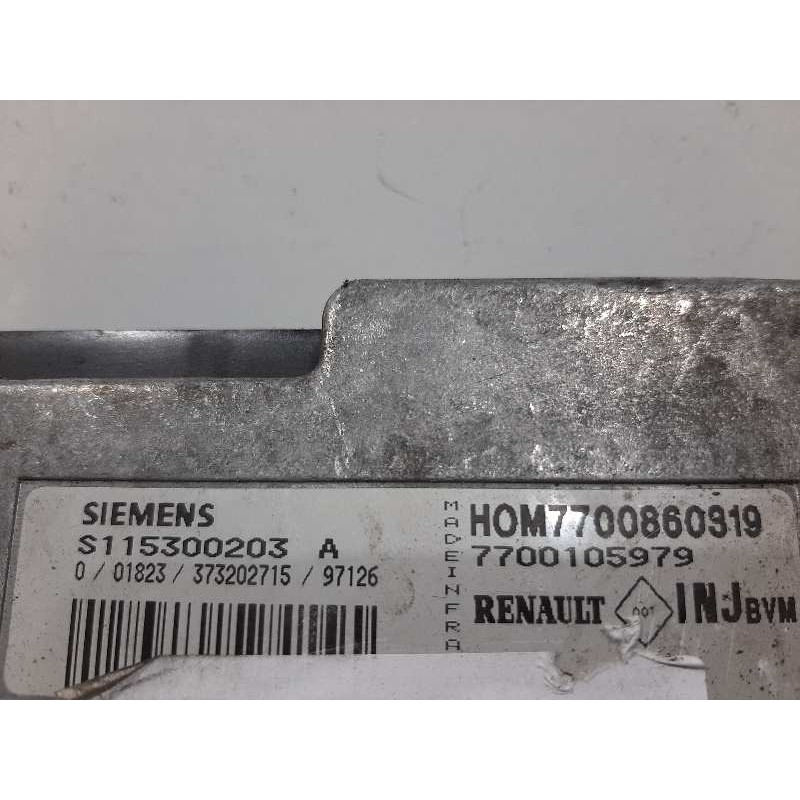 Recambio de centralita motor uce para renault megane i classic (la0) 1.6e alize referencia OEM IAM S115300203A HOM7700860319 