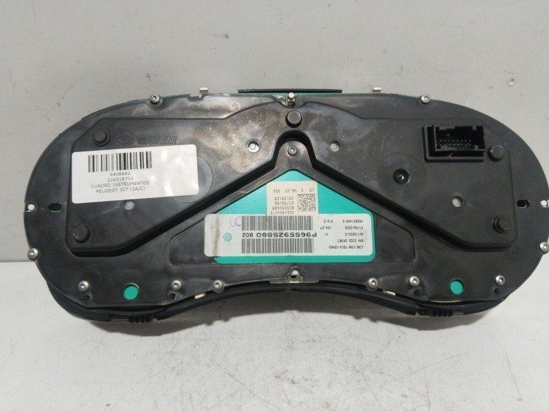 Recambio de cuadro instrumentos para peugeot 307 (3a/c) 1.6 hdi 110 referencia OEM IAM 216518703  